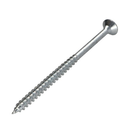 1 x Chipboard Screw Countersunk Head Pozi PZ3 6X110 Partial Thread Zinc Plated