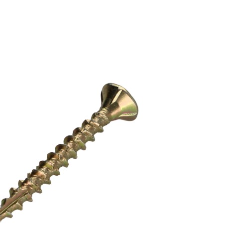 1 x Chipboard Screw Tekor Countersunk Head With Serration 4X35 Full Thread T20 ZBCR3+ cut Type 17 Drilling Point