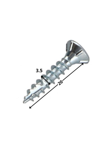 1 x Chipboard Screw Tekor Countersunk Head With...