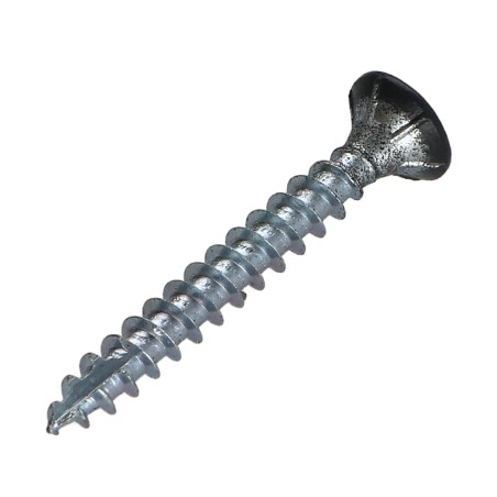 1 x Chipboard Screw Tekor Countersunk Head With Serration 5X40 T25 cut Type 17 Drilling Point SAND Ral7016/Anthracite Grey