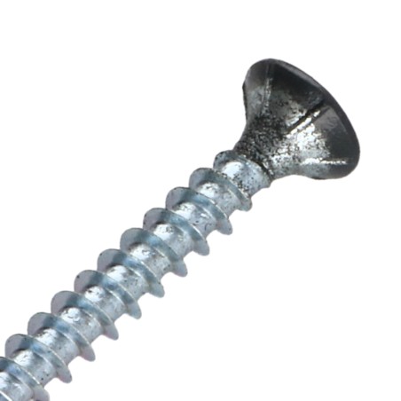 1 x Chipboard Screw Tekor Countersunk Head With Serration 5X40 T25 cut Type 17 Drilling Point SAND Ral7016/Anthracite Grey