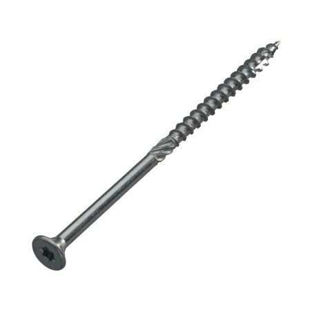 1 x Chipboard Screw Countersunk Head T30 6X100 Thread Length: 60 Zinc Plated
