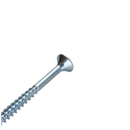 1 x Chipboard Screw Countersunk Head Pozi PZ2 4X40 Partial Thread Zinc Plated
