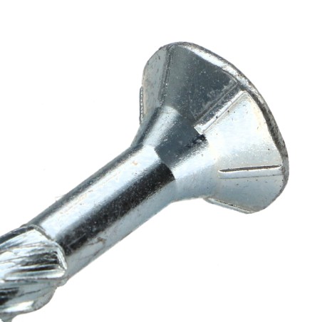 1 x Framing screws TEKOR Countersunk Head With Serration T25 5X80 Thread Length: 47 cut Type 17 Drilling Point Zinc Plated