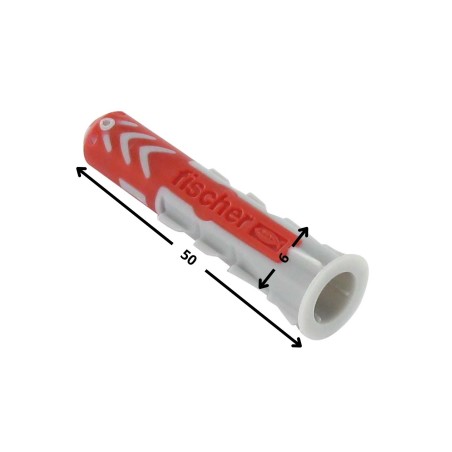 1 x Plug Nylon DUOPOWER Fischer 6X50 Without Screw