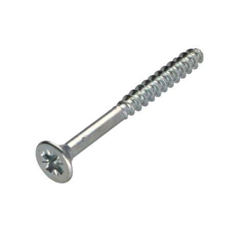 1 x Chipboard Screw Countersunk Head Pozi PZ3 6X60 Thread Length: 35 Zinc Plated 96 Hour Salt Spray Without Red Rust