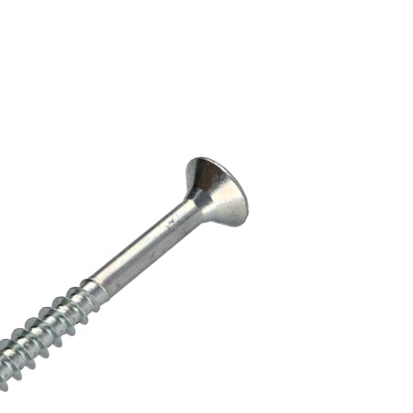 1 x Chipboard Screw Countersunk Head Pozi PZ3 6X60 Thread Length: 35 Zinc Plated 96 Hour Salt Spray Without Red Rust