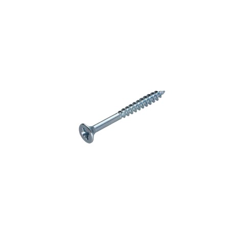 1 x Chipboard Screw Countersunk Head Pozi PZ2 3.5X45 Partial Thread Zinc Plated
