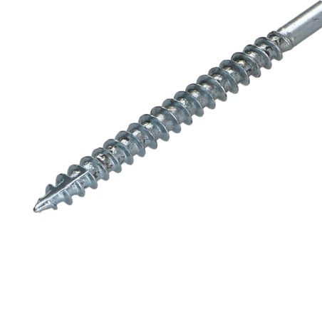1 x Chipboard Screw Tekor Countersunk Head With Serration 6X70 Thread Length: 42 T30 Zinc Plated cut Type 17 Drilling