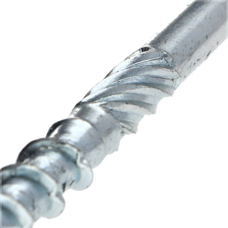 1 x Chipboard Screw Tekor Disc Head Screw T30 cut Type 17 Drilling Point 6X160 Partial Thread Zinc Plated