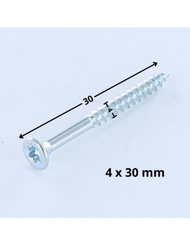 1 x Chipboard Screw Countersunk Head T20 4X30...