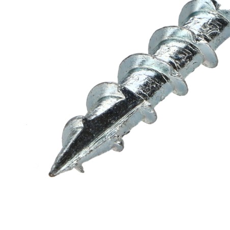 1 x Framing screws TEKOR Countersunk Head With Serration T40 8X80 Thread Length: 50 cut Type 17 Drilling Point Zinc Plated