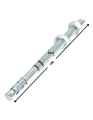 1 x Stud Anchor R-XPTIIIZP M12X180 Zinc Plated