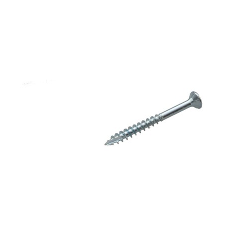 1 x Chipboard Screw Tekor Countersunk Head With Serration 4X40 Thread Length: 24 T20 Head Diameter: 7 Zinc Plated cut Type