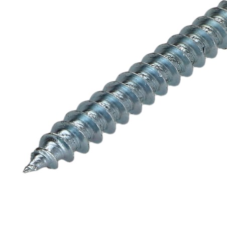 1 x Chipboard Screw Countersunk Head Pozi PZ3 6X90 Partial Thread Zinc Plated