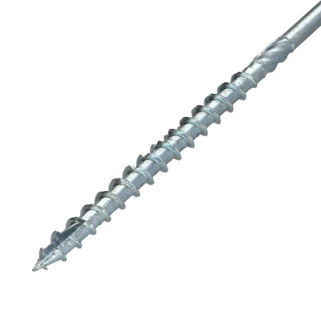 1 x Framing screws TEKOR Countersunk Head With Serration T30 6X260 Thread Length: 100 cut Type 17 Drilling Point Zinc