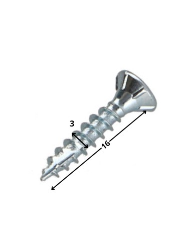 1 x Chipboard Screw Tekor Countersunk Head With...