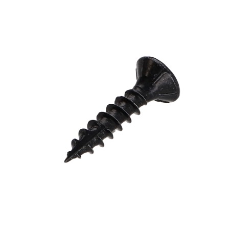 1 x Chipboard Screw Countersunk Head T15 3.5X20 Full Thread Black Zinc Plated