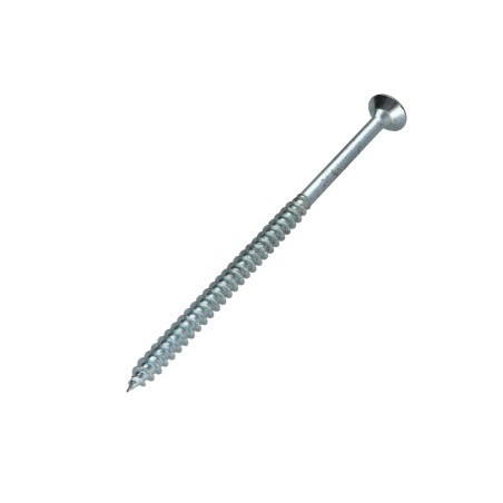 1 x Chipboard Screw Countersunk Head Pozi PZ3 6X150 Partial Thread Zinc Plated