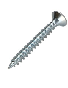 Chipboard Screw Countersunk Head Pozi PZ2 4X50 Full... 2