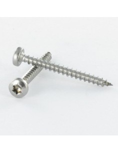 Chipboard Screw Round Head 5X25 T25 Zinc Plated
