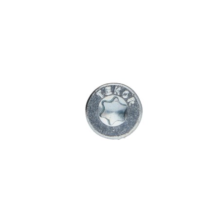 1 x Chipboard Screw Tekor Countersunk Head With Serration 4X50 Thread Length: 30 T20 Head Diameter: 7 Zinc Plated cut Type