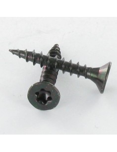 Chipboard Screw Countersunk Head T20 4X30 Black Zinc Plated