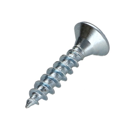 1 x Chipboard Screw Countersunk Head P2 3.5X15 Zinc Plated Full Thread Zinc Plated