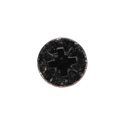 1 x Chipboard Screw Countersunk Head Pozi PZ3 6X60 Full Thread Black Zinc Plated