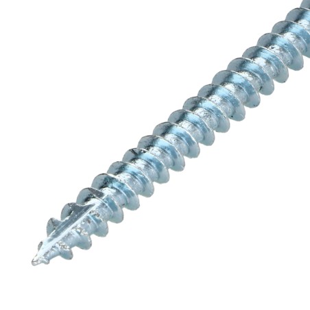 1 x Chipboard Screw Tekor Countersunk Head With Serration 6X140 Thread Length: 70 T30 Zinc Plated cut Type 17 Drilling