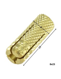 Plug Brass 8X23 M6 2
