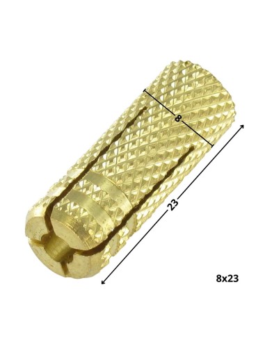 1 x Plug Brass 8X23 M6