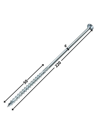 1 x Framing screws TEKOR Countersunk Head With...
