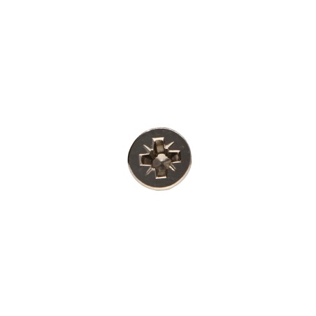 1 x Chipboard Screw Countersunk Head Pozi PZ2 4X13 Full Thread Nickel Plated