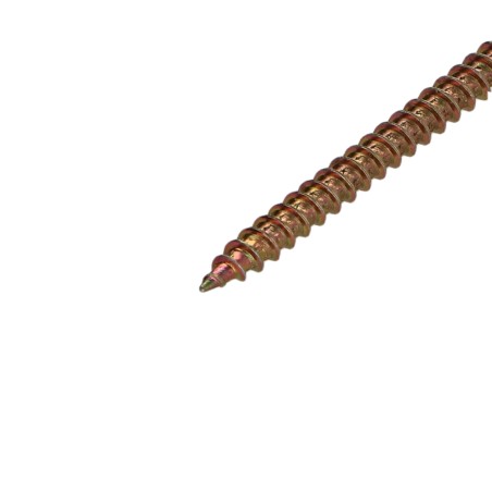 1 x Chipboard Screw Countersunk Head Pozi PZ2 4.5X45 Full Thread Yellow Zinc