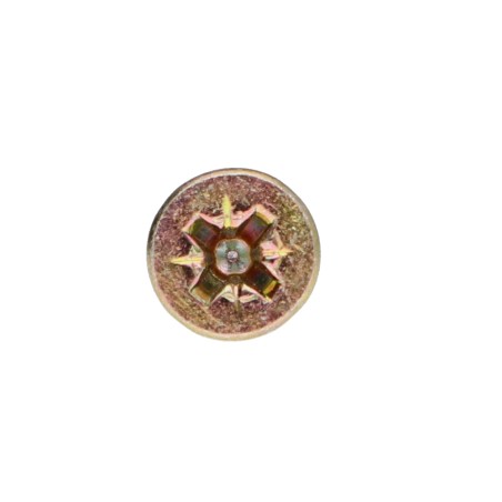 1 x Chipboard Screw Countersunk Head Pozi PZ2 4.5X45 Full Thread Yellow Zinc