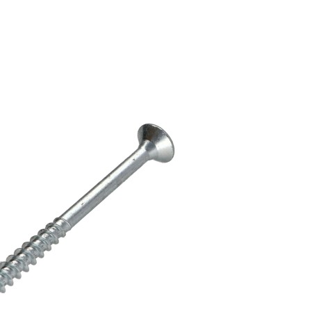 1 x Chipboard Screw Countersunk Head Pozi PZ2 5X110 Partial Thread Zinc Plated