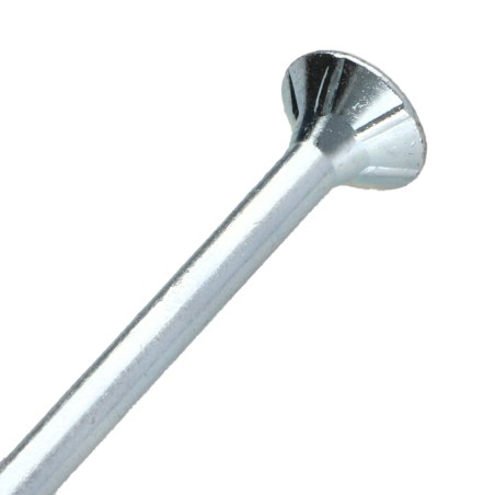 1 x Chipboard Screw Tekor Countersunk Head With Serration 5X120 Thread Length: 70 T25 Zinc Plated cut Type 17 Drilling