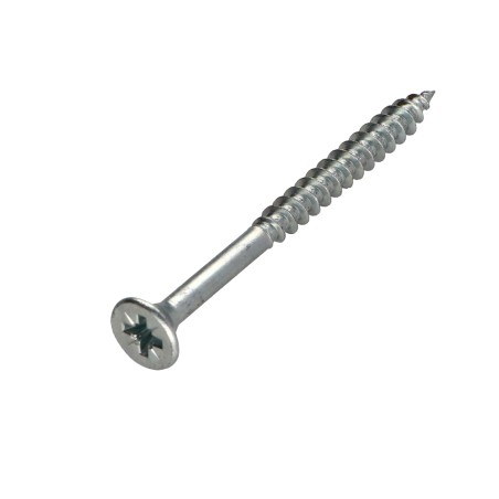 1 x Chipboard Screw Countersunk Head Pozi PZ3 6X60 Partial Thread Zinc Plated GLEITMO 627