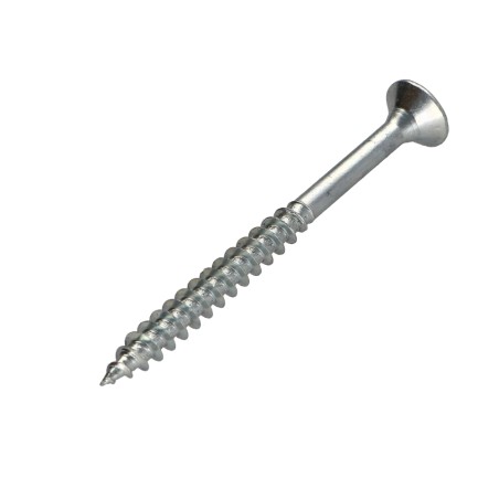 1 x Chipboard Screw Countersunk Head Pozi PZ3 6X60 Partial Thread Zinc Plated GLEITMO 627
