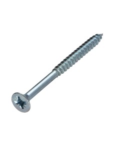 Chipboard Screw Countersunk Head Pozi PZ2 5X80 Partial...