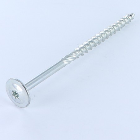 1 x Chipboard Screw Disc Head Screw T25 5X100 Zinc Plated