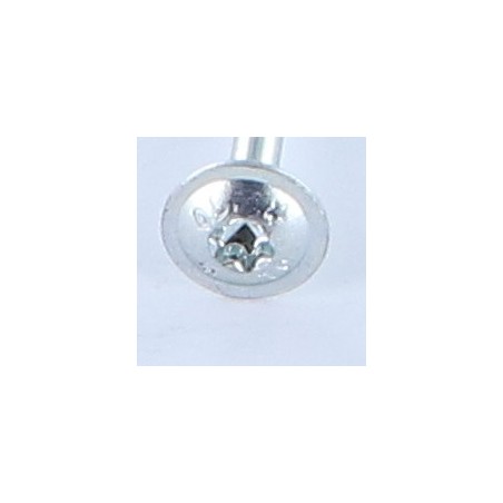 1 x Chipboard Screw Disc Head Screw T25 5X100 Zinc Plated