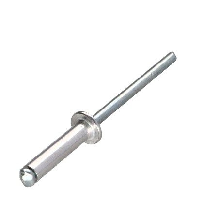 1 x Blind rivets Aluminium Stahlgewinde 6X10 Flat Head
