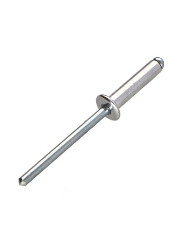 1 x Blind rivets Aluminium Stahlgewinde 6X10...