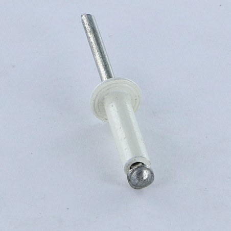 1 x Peel Rivet GOSTAR Aluminum Steel Rod Standard round head 4X16 RAL9003 signal white