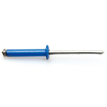 1 x Peel Rivet GOSTAR Aluminum Steel Rod Standard round head 4X20 Blue
