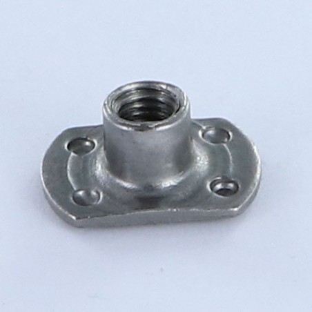 1 x Cylindrical Welding Nut External boss M6 19X11 height 7.8 Steel
