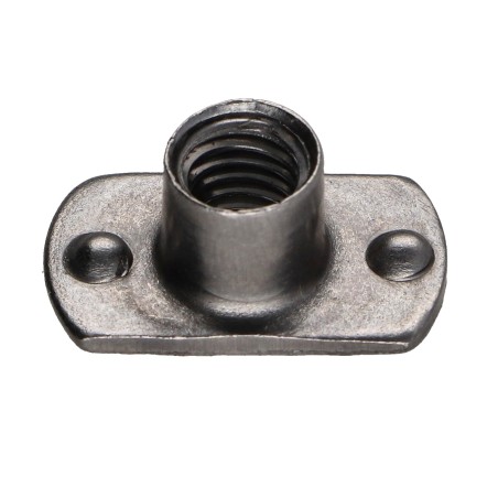 1 x Cylindrical Welding Nut internal boss M6 22X14 Steel