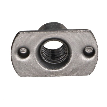 1 x Cylindrical Welding Nut internal boss M6 22X14 Steel